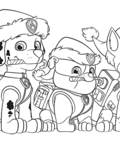 Marshall Paw Patrol Coloring Pages Printable for Free Download