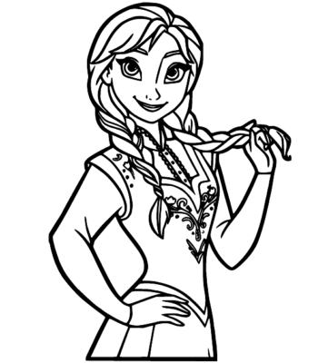 Anna Coloring Pages Printable For Free Download