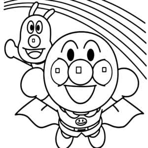 Anpanman Coloring Pages Printable for Free Download