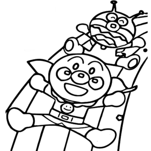 Anpanman Coloring Pages Printable for Free Download