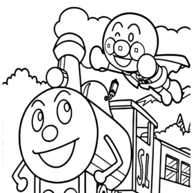 Anpanman Coloring Pages Printable for Free Download