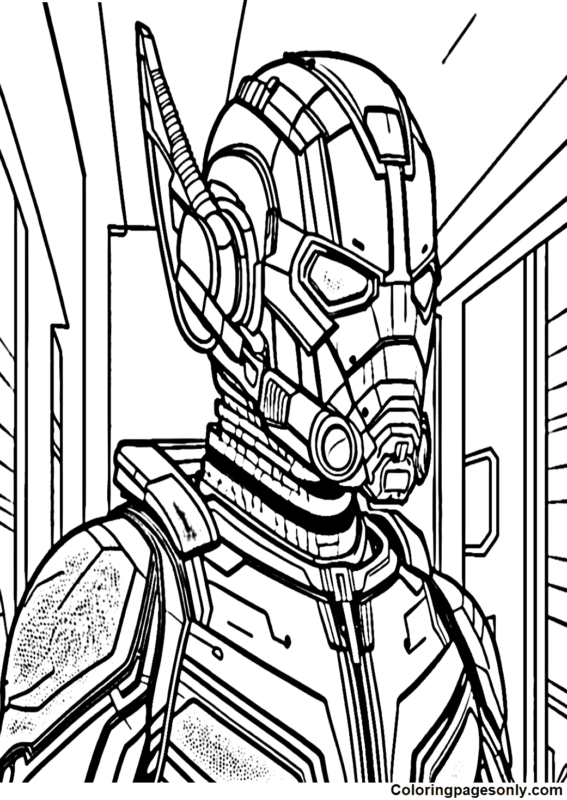 Ant-Man and the Wasp: Quantumania Coloring Pages Printable for Free ...