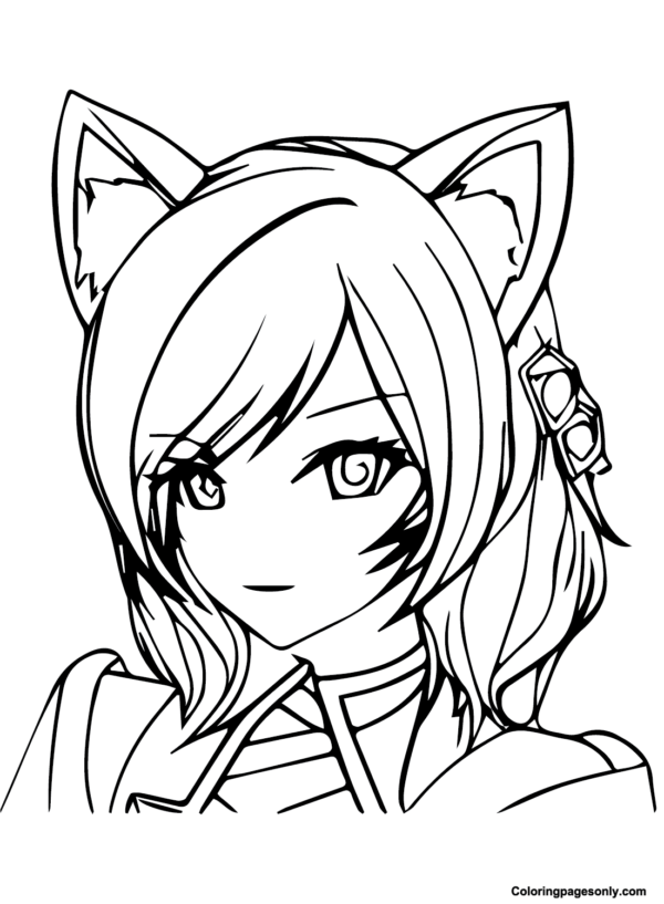 Aphmau Coloring Pages Printable for Free Download