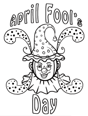 April Fools' Day Coloring Pages Printable for Free Download