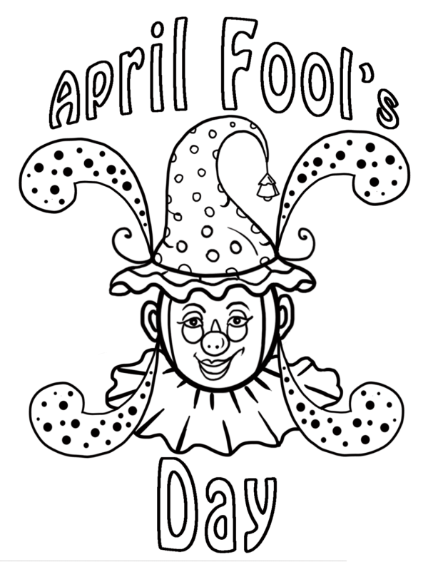 April Fools' Day Coloring Pages Printable for Free Download