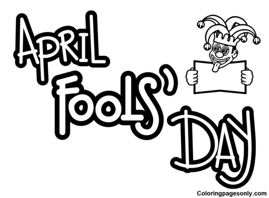 April Fools' Day Coloring Pages Printable for Free Download