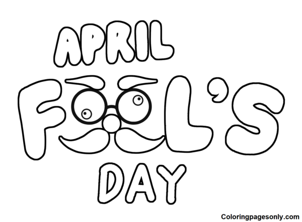 April Fools' Day Coloring Pages Printable for Free Download