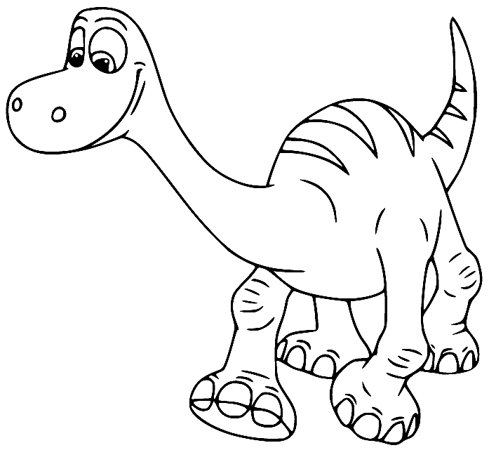 The Good Dinosaur Coloring Pages Printable for Free Download