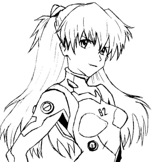 Neon Genesis Evangelion Coloring Pages Printable for Free Download