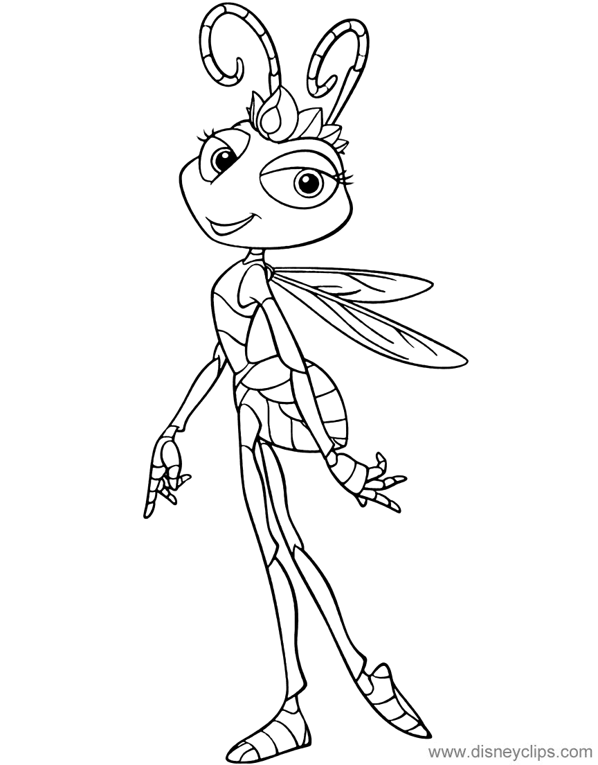 A Bug's Life Coloring Pages Printable for Free Download