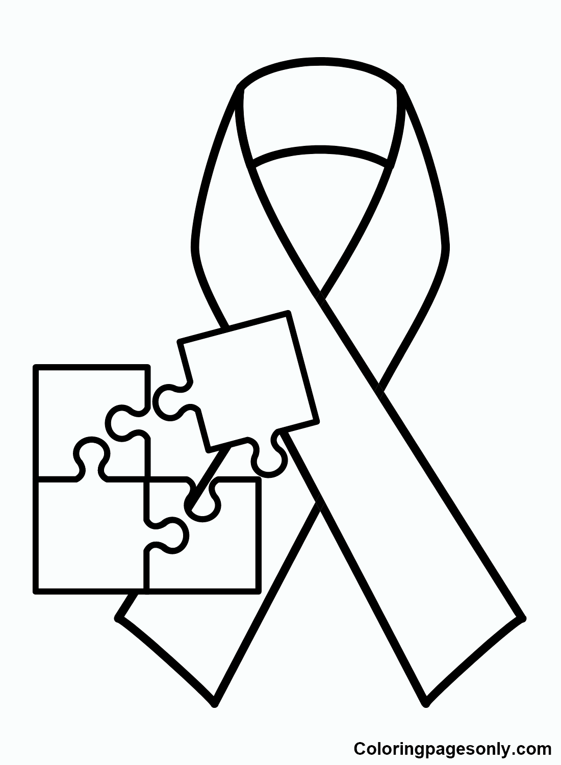 Autism Awareness Coloring Pages Printable for Free Download