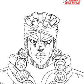 JoJo's Bizarre Adventure Coloring Pages Printable for Free Download