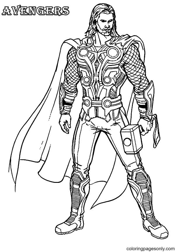 Thor Pencil Sketch by ScarletFrostStar on DeviantArt