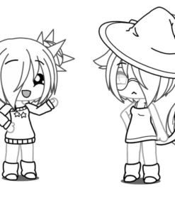 Gacha Life Coloring Pages Printable for Free Download