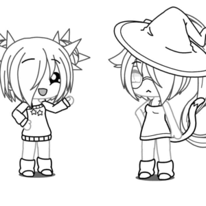 Gacha Life coloring pages to print and print online