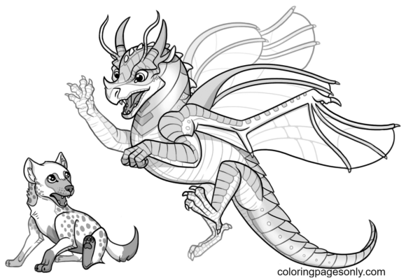 Wings Of Fire Coloring Pages Printable for Free Download