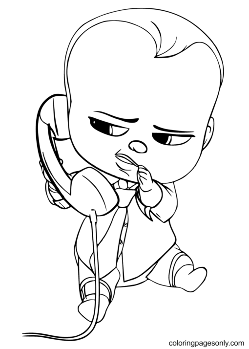 The Boss Baby Coloring Pages Printable for Free Download