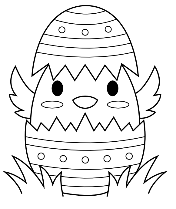 Easter Eggs Coloring Pages Printable For Free Download