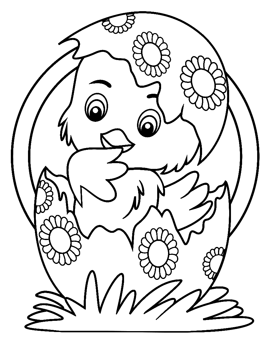 Easter Eggs Coloring Pages Printable for Free Download