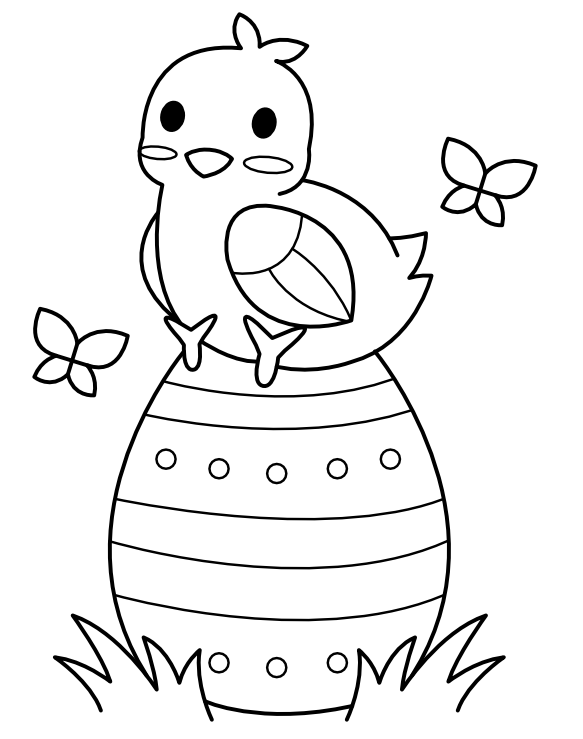 Easter Eggs Coloring Pages Printable for Free Download