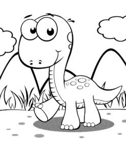 Misc. Dinosaurs Coloring Pages Printable for Free Download