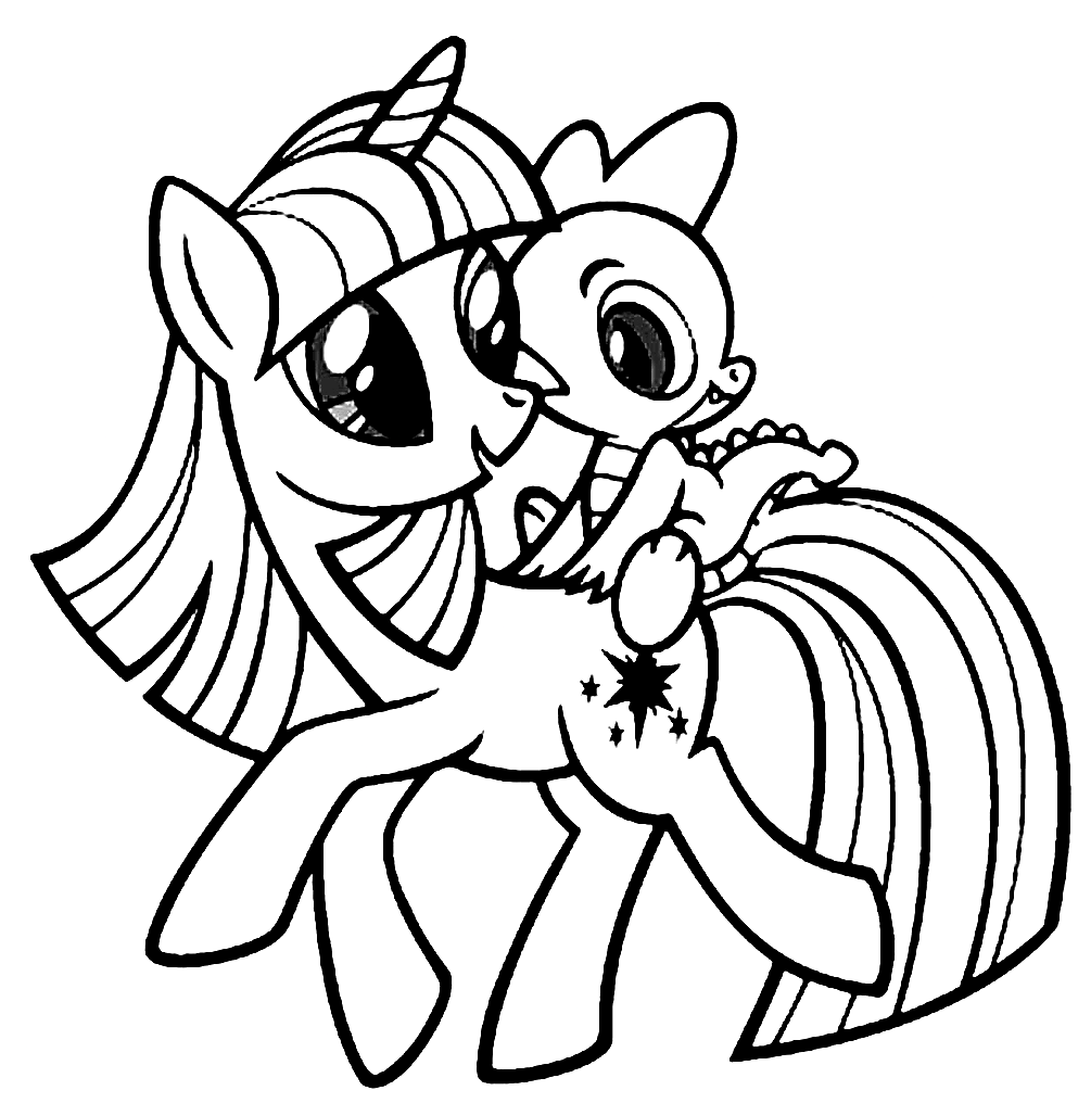 Twilight Sparkle from My Little Pony Coloring Page