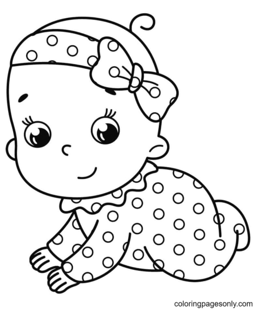 Baby Coloring Pages Printable for Free Download