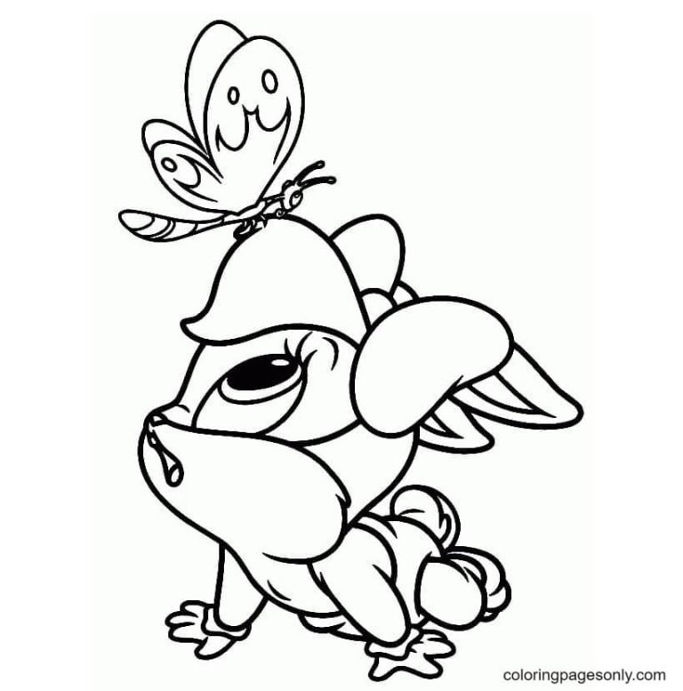 Lola Bunny Coloring Pages Printable for Free Download