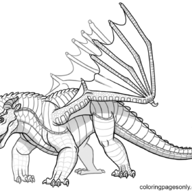 Wings Of Fire Coloring Pages Printable for Free Download