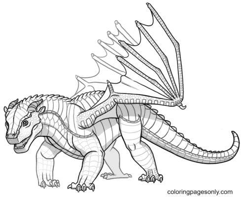 Wings Of Fire Coloring Pages Printable For Free Download