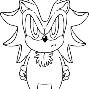Shadow the Hedgehog Super Shadow Sonic the Hedgehog Coloring book Silver  the Hedgehog, hedghog, angle, white, child png
