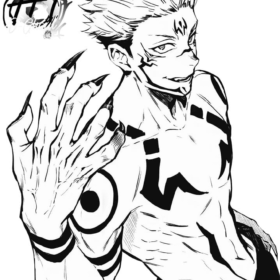 Jujutsu Kaisen Coloring Pages Printable for Free Download