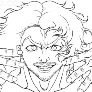 Baki Hanma Coloring Pages Printable for Free Download