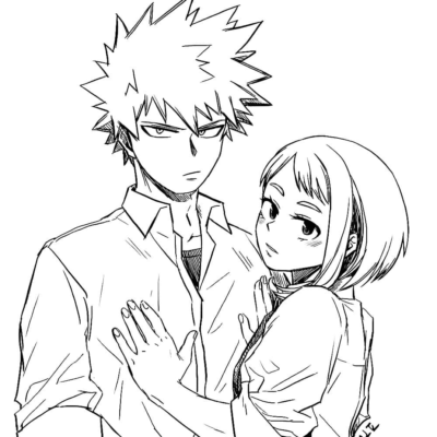 Anime Couple Coloring Pages Printable for Free Download