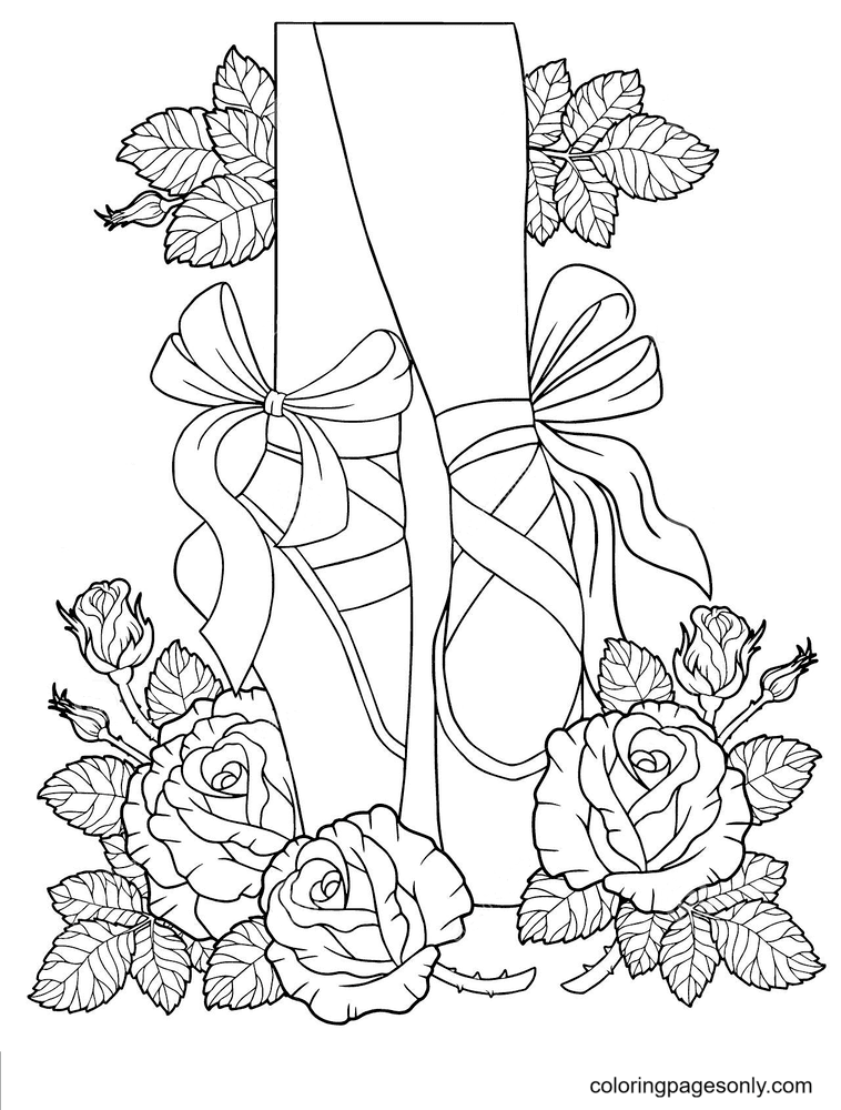 girl sneaker coloring page