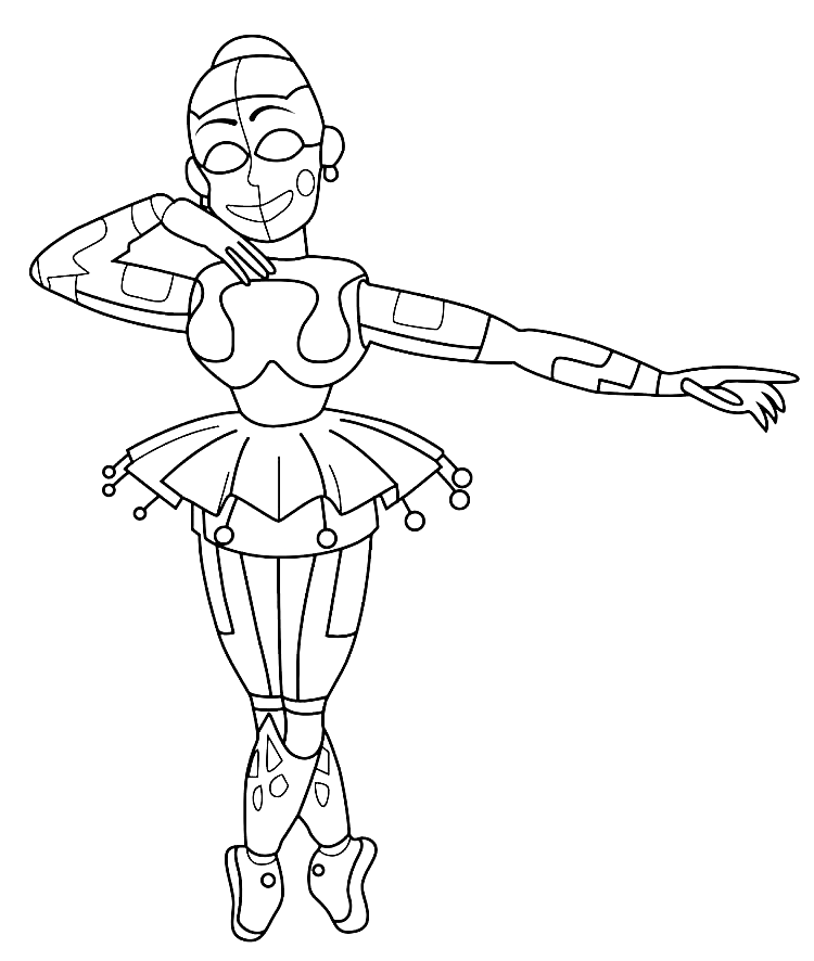 Ballora Coloring Pages Printable For Free Download   Ballora Sheets 