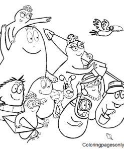 Barbapapa Coloring Pages Printable for Free Download