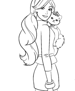 Barbie Coloring Pages Printable for Free Download