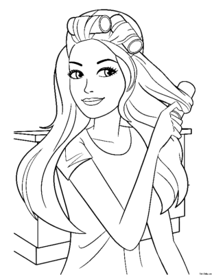 Barbie Coloring Pages Printable for Free Download