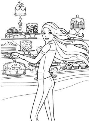 Barbie Coloring Pages Printable for Free Download