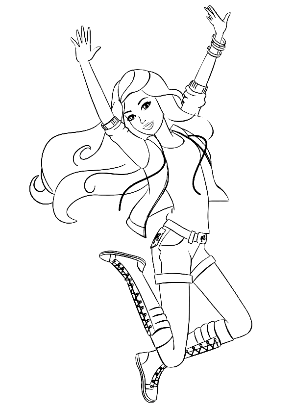 Barbie Coloring Pages Printable for Free Download