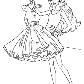 Barbie Coloring Pages Printable for Free Download