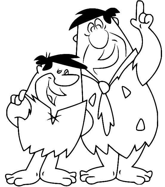 Flintstones Coloring Pages Printable for Free Download