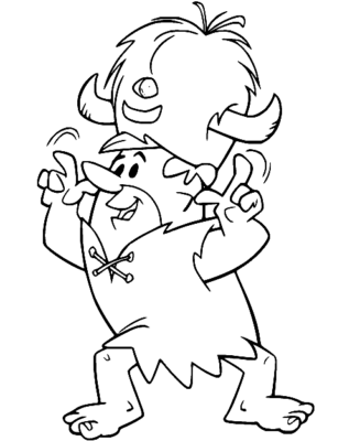 Flintstones Coloring Pages Printable for Free Download