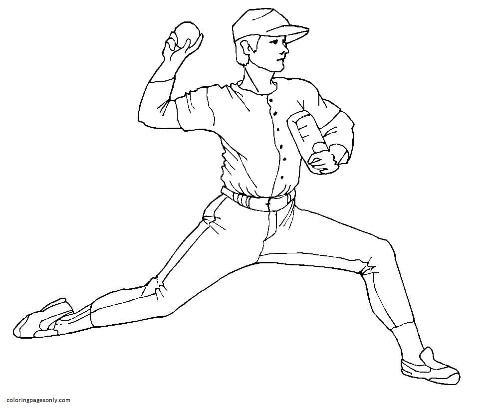 Baseball Coloring pages