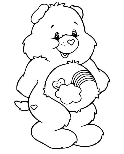 Care Bears Coloring Pages Printable for Free Download