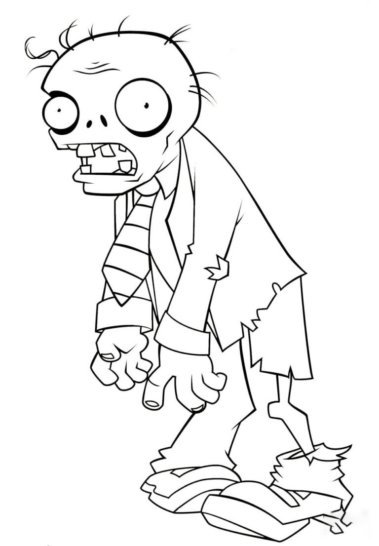 Plants vs Zombies Coloring Pages Printable for Free Download