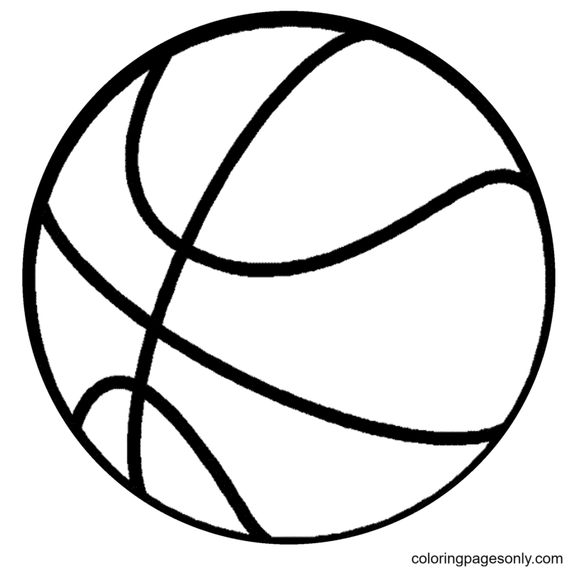 Basketball Coloring Pages Printable for Free Download