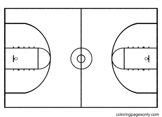 Basketball Coloring Pages Printable for Free Download