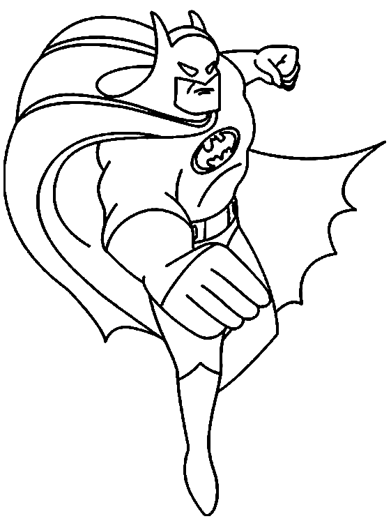 Batman Coloring Pages Printable for Free Download